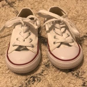 White Toddler size 6 Converse
